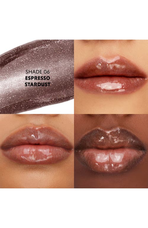 Saint Laurent Yves Loveshine Plumping Lip Oil Gloss With Hyaluronic Acid In 06 Espresso Stardust