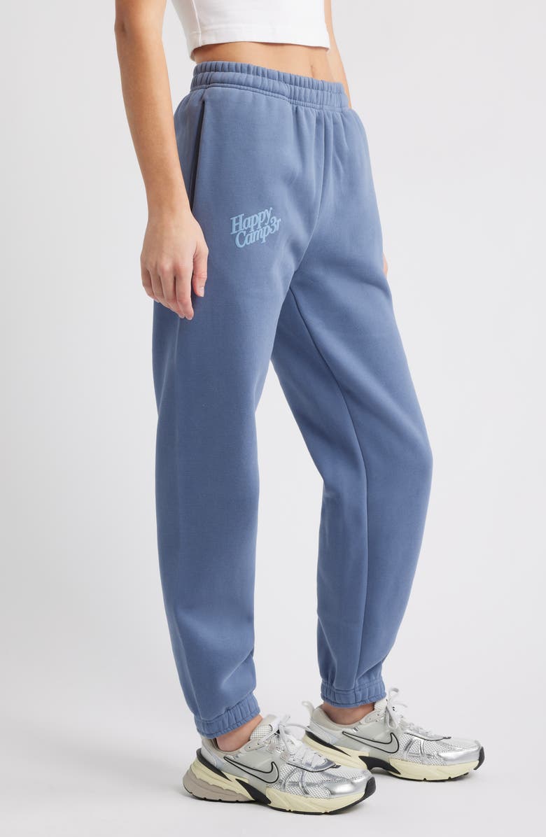 HAPPY CAMP3R Puff Series Core Logo Cotton Blend Joggers, Alternate, color, Vintage Blue