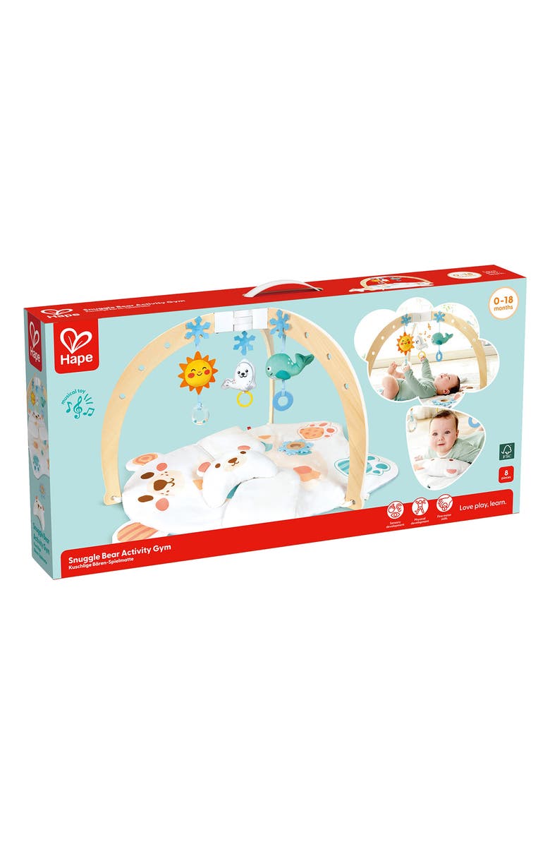Hape Snuggle Bear Activity Gym, Alternate, color, Multi