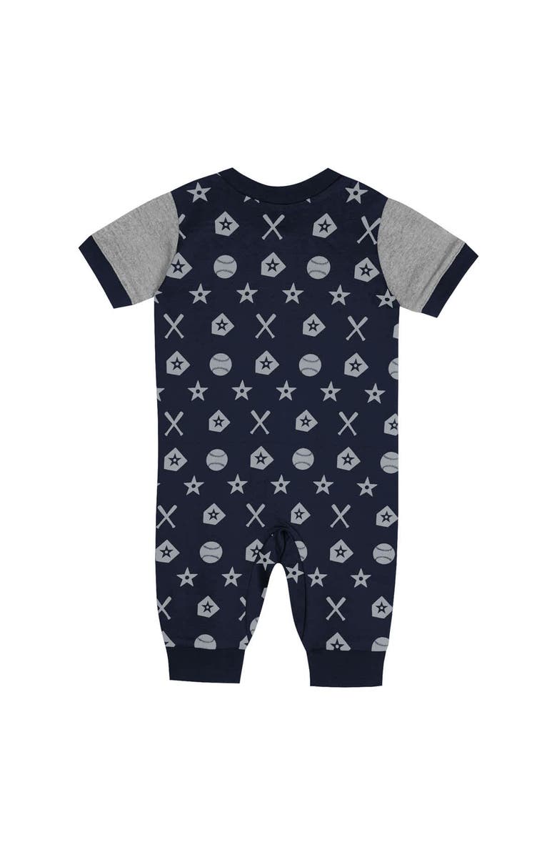 Outerstuff Infant Navy New York Yankees Full-Snap Coverall Bodysuit, Alternate, color,