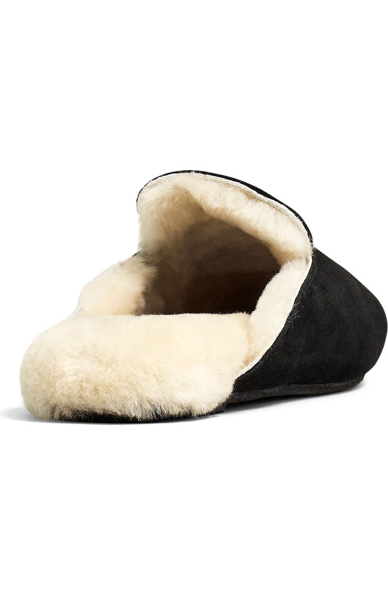Madewell Ezra Genuine Shearling Slipper, Alternate, color,