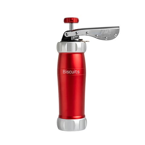 Design Series Biscuit Maker Press, Includes 20 Cookie Disc Shapes