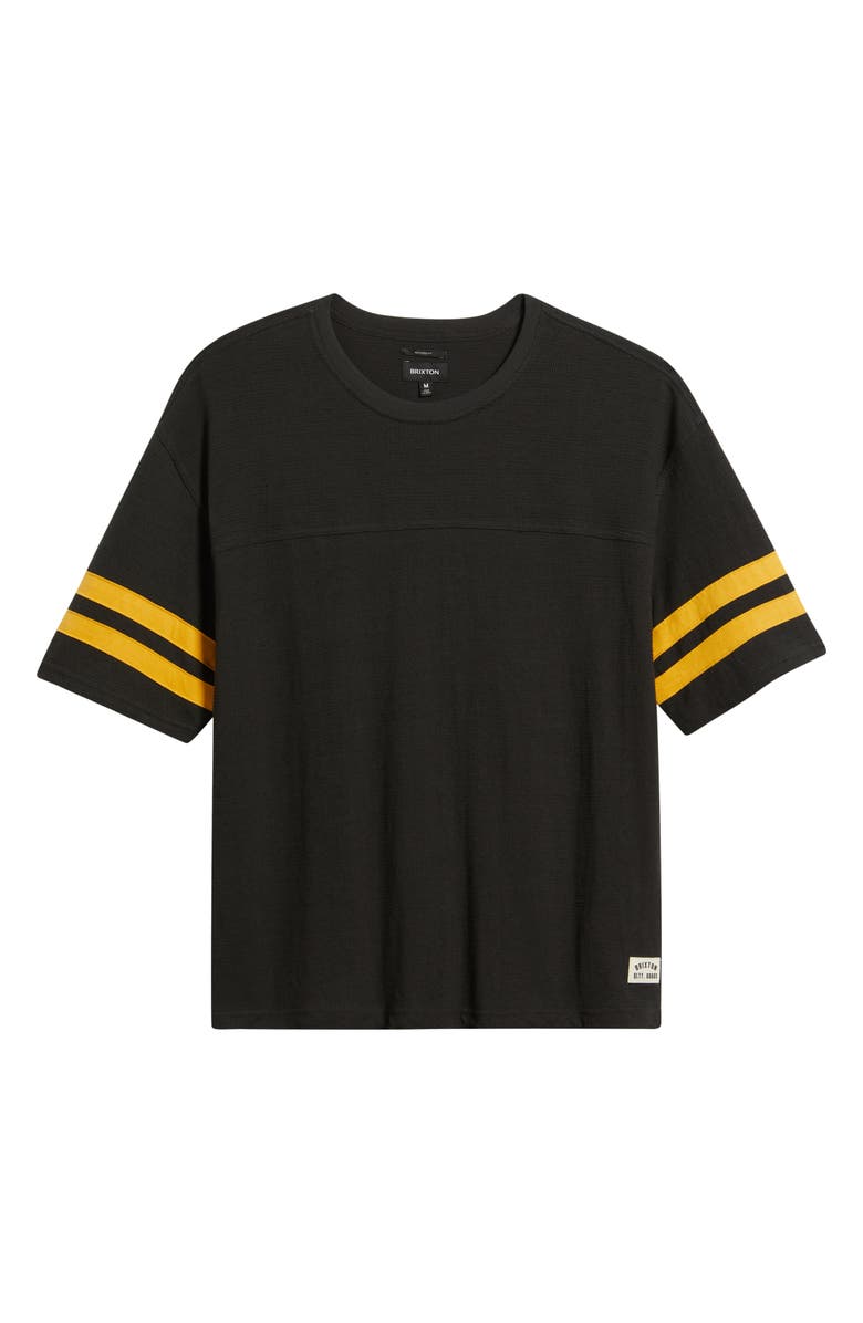 Brixton Vintage Football Cotton Blend Mesh T-Shirt, Alternate, color, 