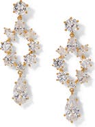 Nadri Beatrix Open Chandelier Earrings