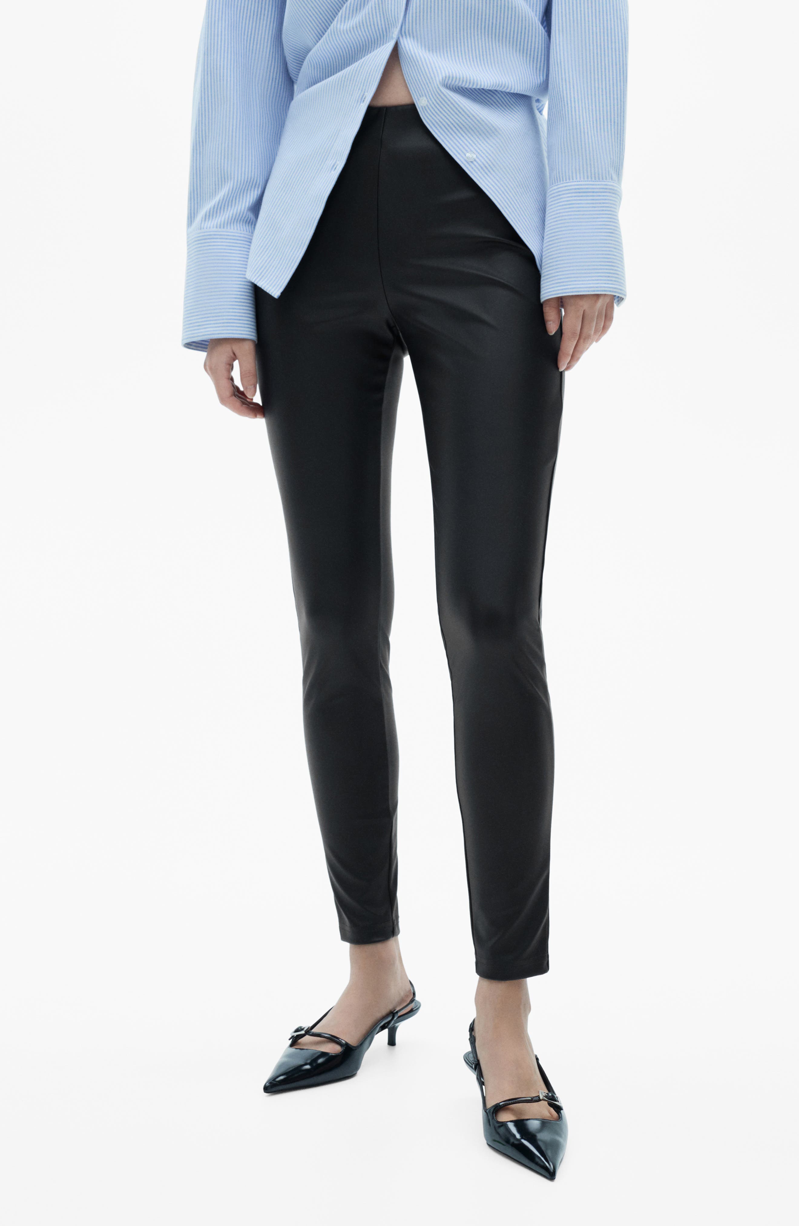 Faux Leather Leggings