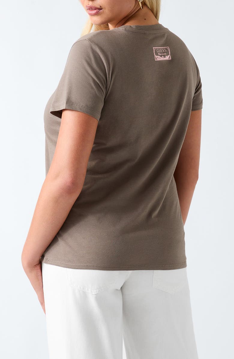GUESS Desert Mirage Graphic T-Shirt, Alternate, color, Equestrian Brown