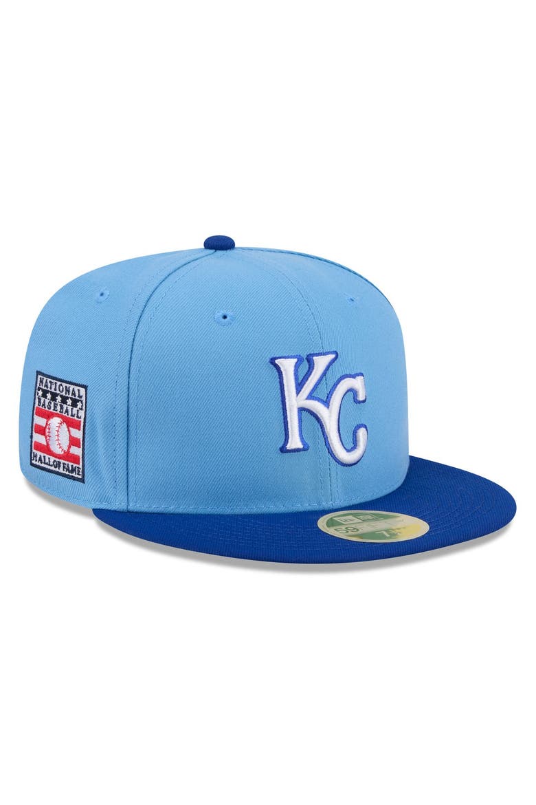 Men's New Era Light Blue/Royal Kansas City Royals 2026 Baseball Hall of Fame 59FIFTY Fitted Hat, Main, color, Light Blue
