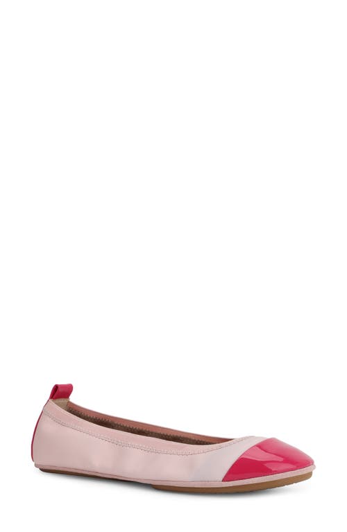 Yosi Samra Samara Foldable Ballet Flat In Pink