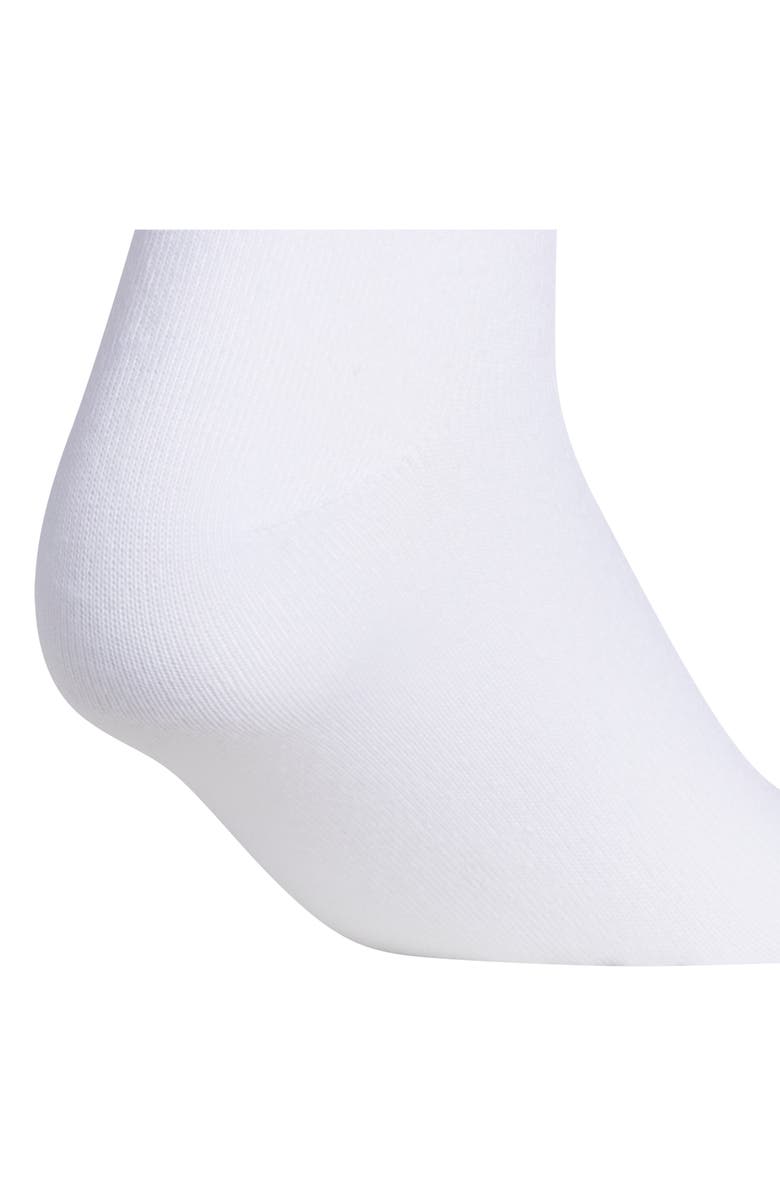 adidas Scrunch Athletic 3-Pack Crew Socks, Alternate, color, White/ Clear Onix Grey