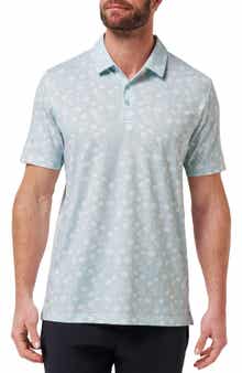 TravisMathew Featherweight Cove Floral Piqué Polo
