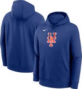 Nike Men's Nike Royal New York Mets Logo Club Fleece Pullover Hoodie