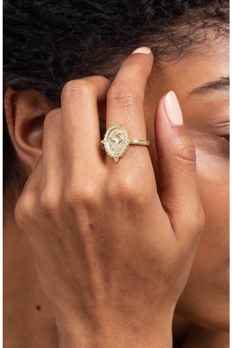 Rose RIng, Alternate, color, GOLD
