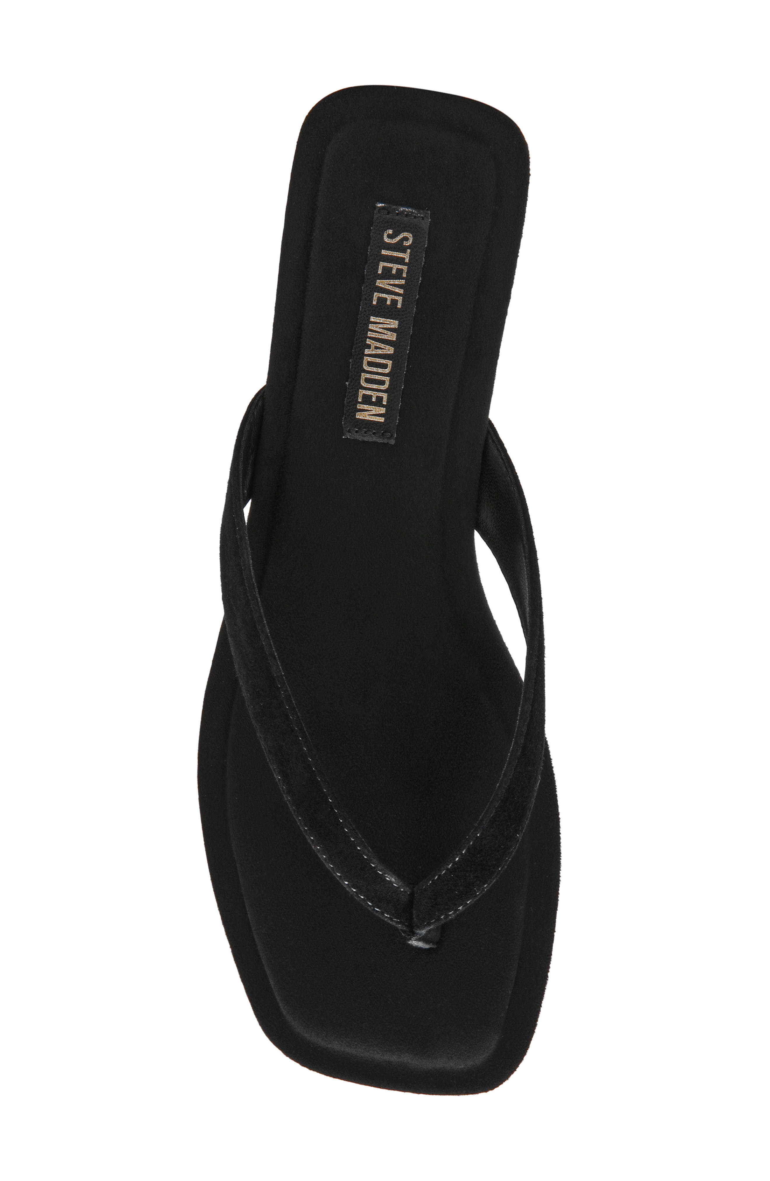 Trella Flip Flop, Alternate, color, BLACK SUED