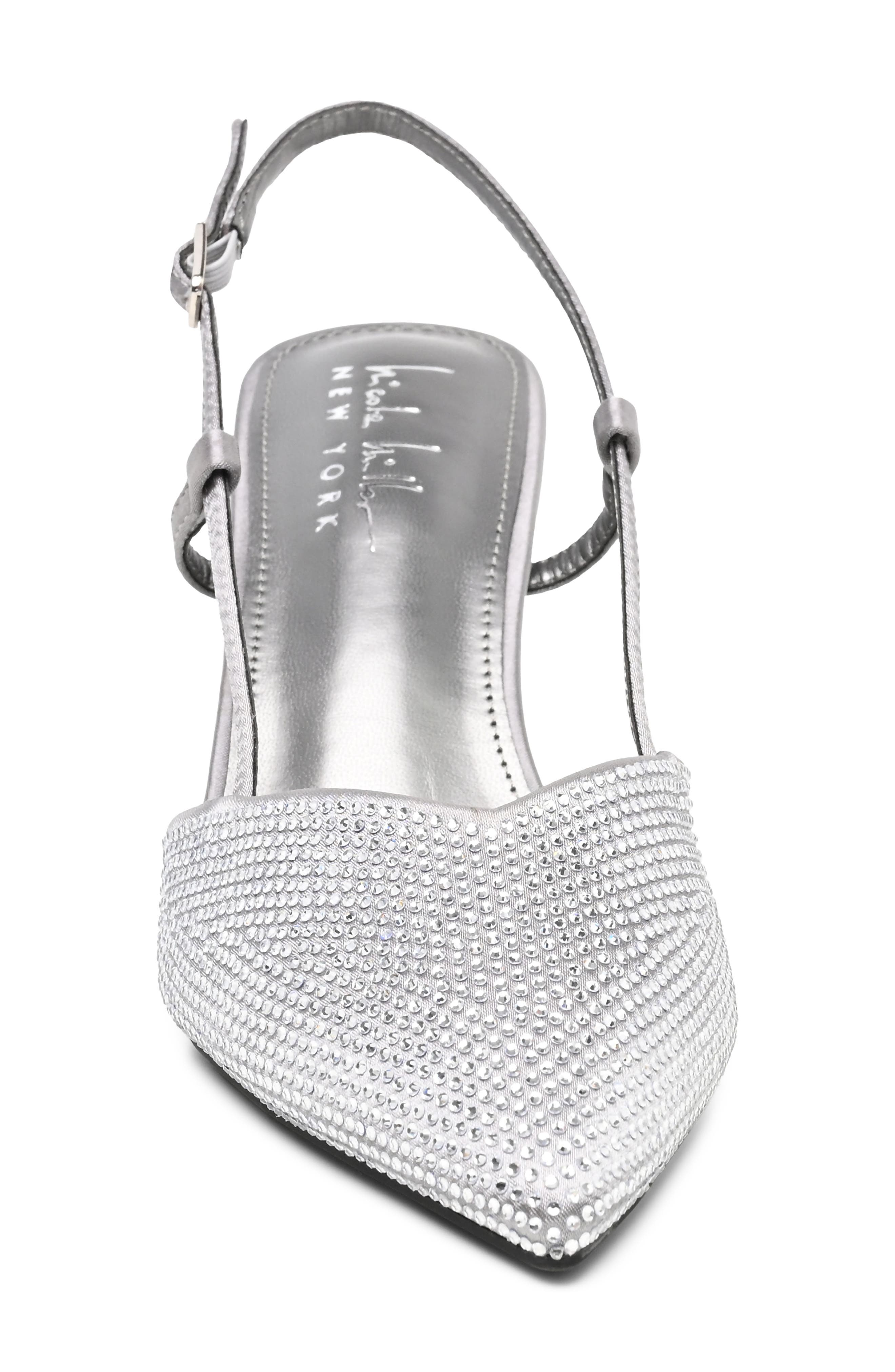 Norah Slingback Pump, Alternate, color, GREY BLING