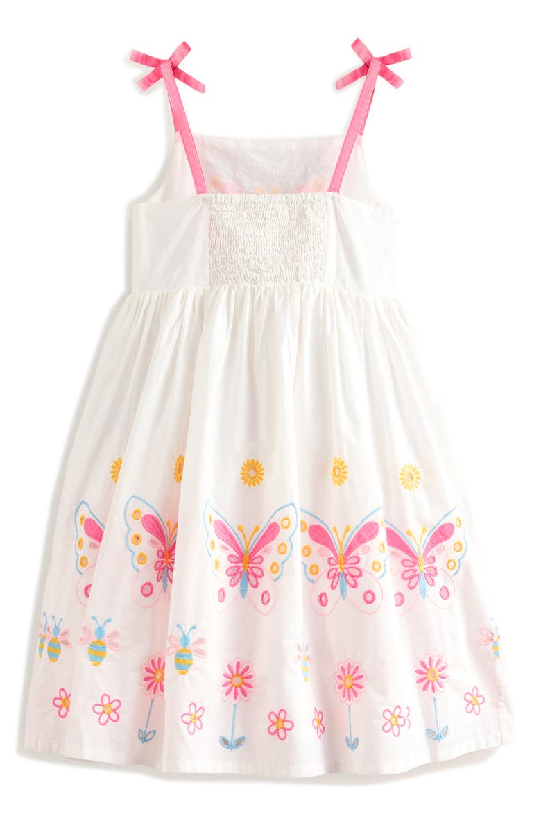 Mini Boden Kids' Broderie Butterflies Dress, Alternate, color,