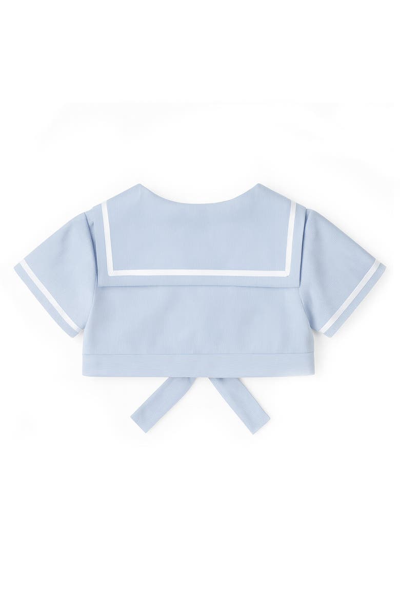 Pincord Jacket, Alternate, color, Blue/White