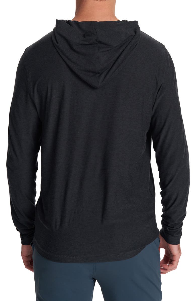 Vuori Strato Tech Hoodie, Alternate, color, Black Heather