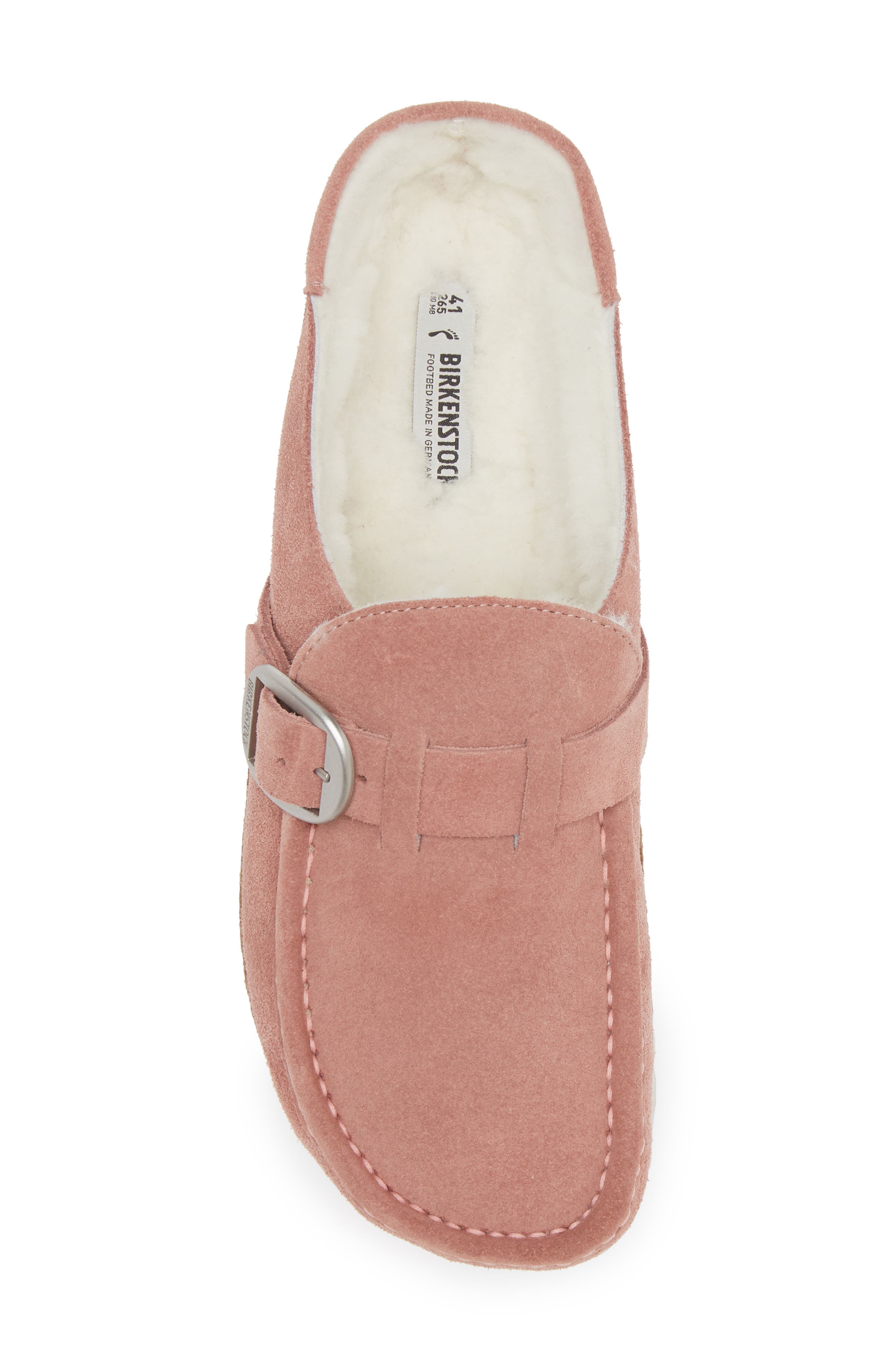 Buckley Genuine Shearling Mule, Alternate, color, PINK