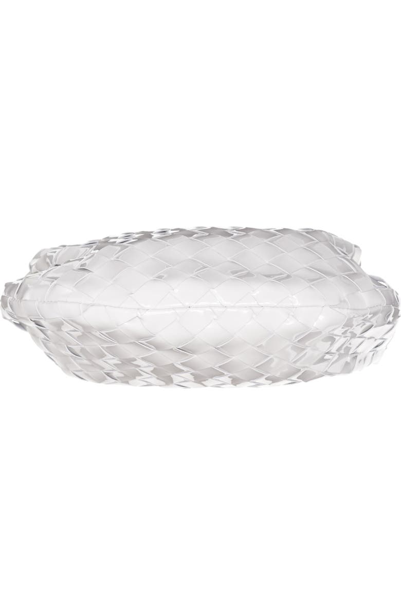 Bottega Veneta Mini Jodie Patent Leather Hobo, Alternate, color,