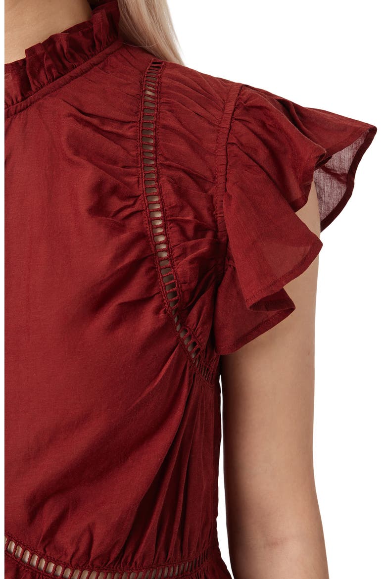 Lima Ruffle Top, Alternate, color, PAPRIKA RED