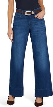 NYDJ Teresa Wide Hem Wide Leg Jeans