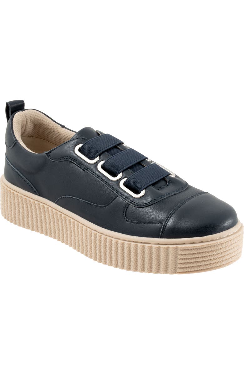 Trotters Bliss Platform Sneaker, Main, color, Navy