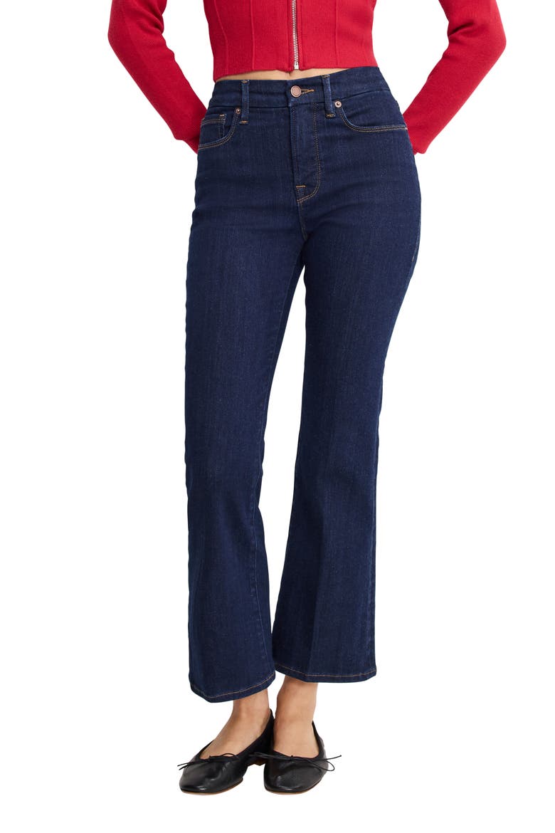 Good Legs Crop Mini Bootcut Jeans, Main, color, INDIGO1153