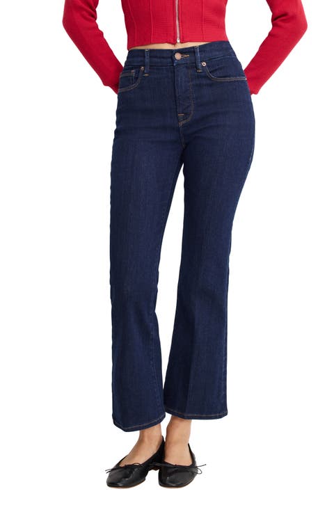 Good Legs Crop Mini Bootcut Jeans (Indigo 1153) (Regular & Plus)