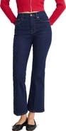 Good American Good Legs Crop Mini Bootcut Jeans