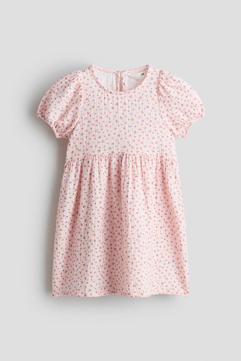 Cotton Muslin Dress, Main, color, Light pink/floral