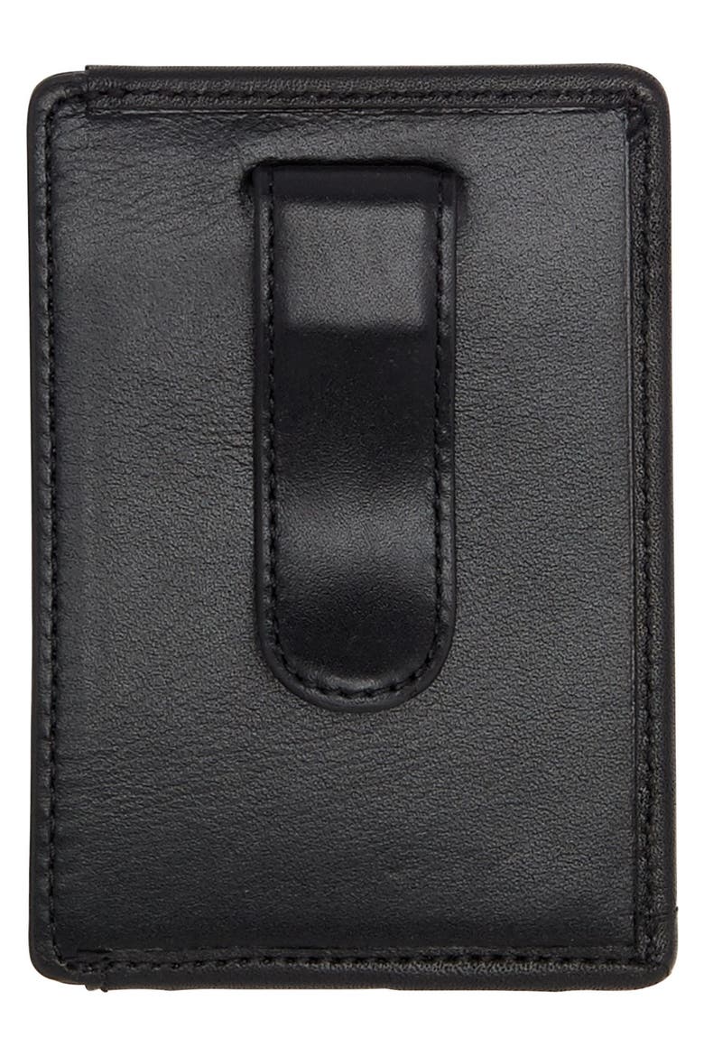 Alpha Money Clip Card Case, Alternate, color, ANTHRACITE/ BLACK