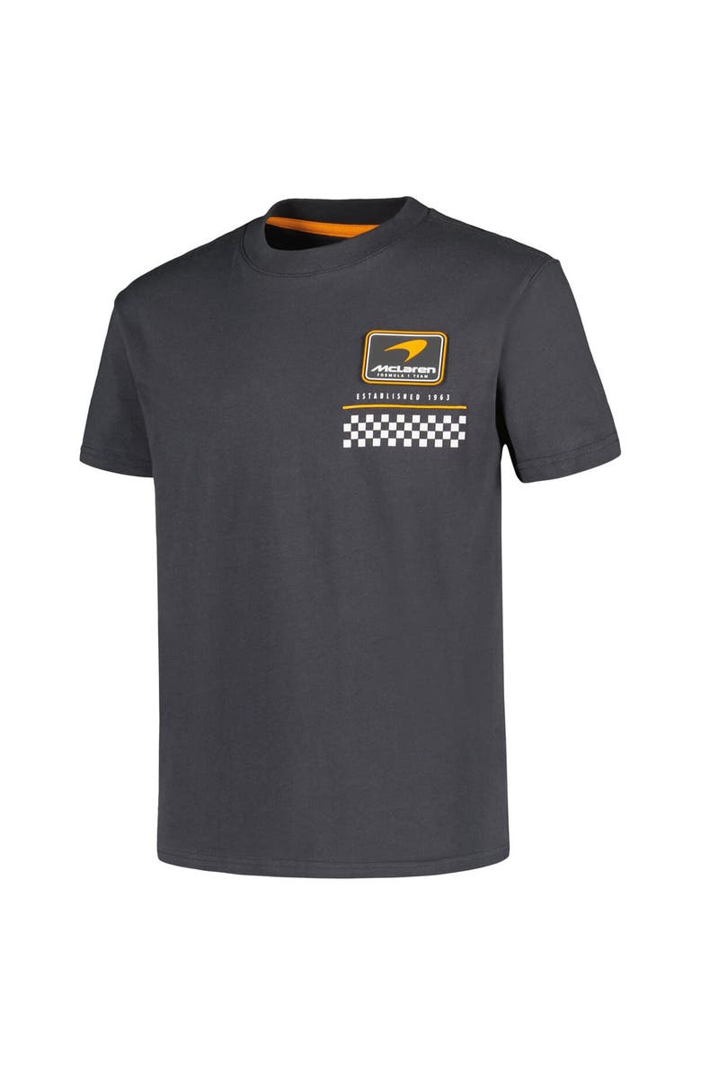 Outerstuff Youth Gray McLaren F1 Team Rubber Patch Solid T-Shirt, Alternate, color, 