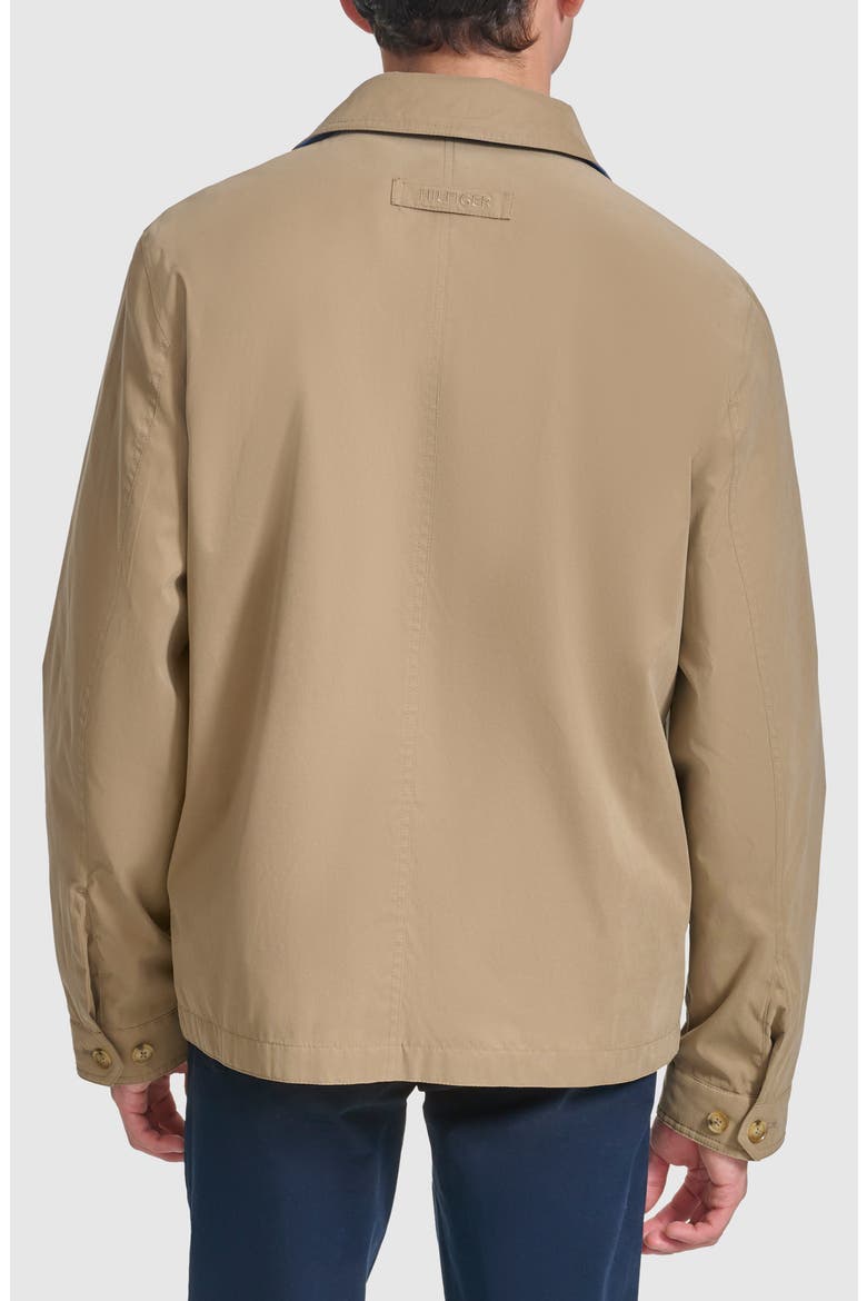 Microtwill Golf Jacket, Alternate, color, KHAKI