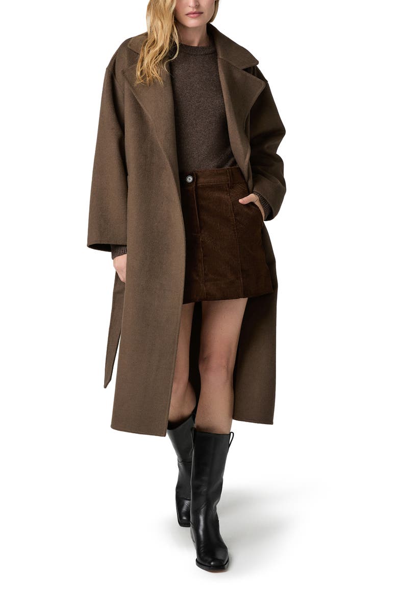 Camden Corduroy Miniskirt, Alternate, color, HICKORY