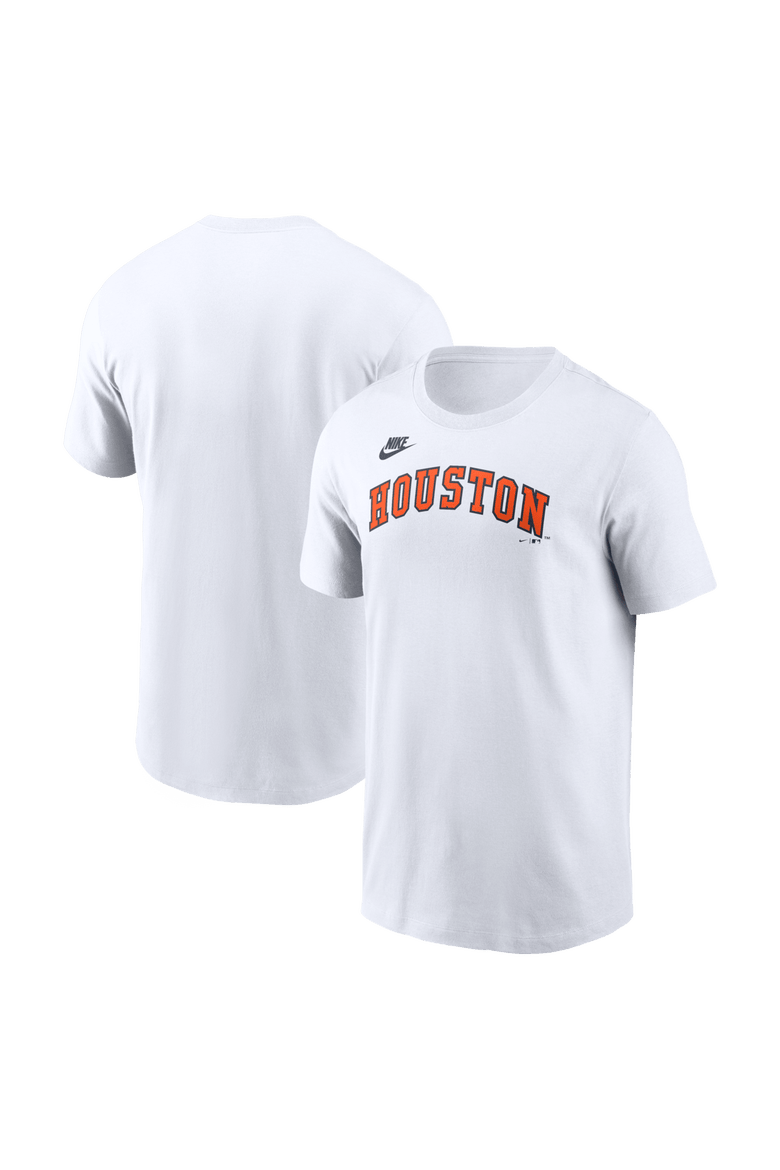 Men's Nike White Houston Astros Cooperstown Collection Wordmark T-Shirt, Main, color, White