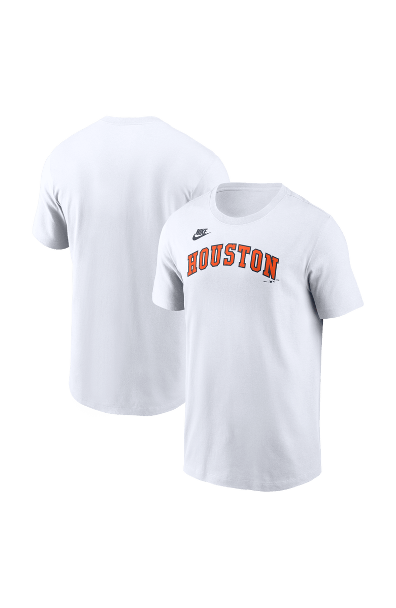 Nike Men's Nike White Houston Astros Cooperstown Collection Wordmark T-Shirt, Main, color, White