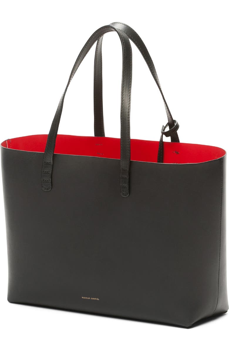 Mansur Gavriel Small Leather Tote, Alternate, color,