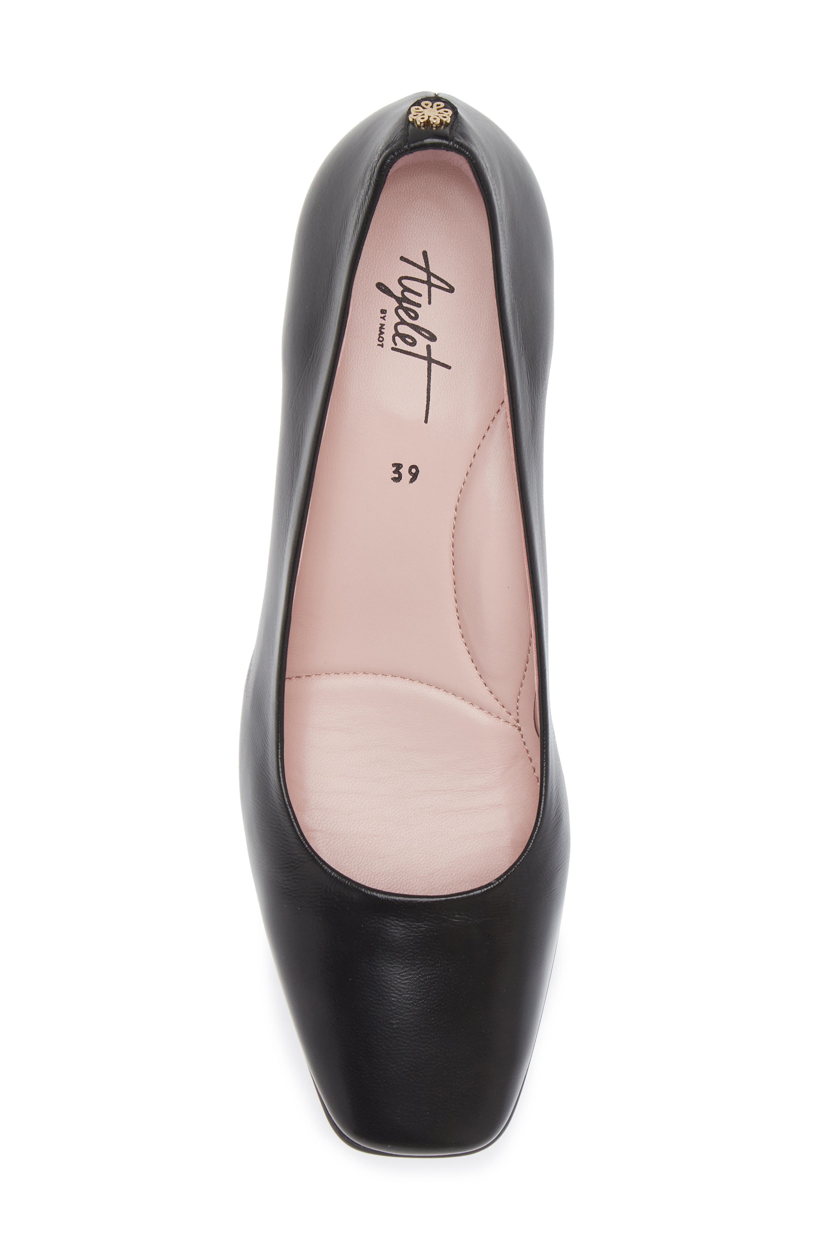 Naot Cass Patent Pump, Alternate, color, Black Sheen Leather