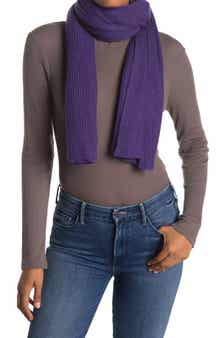 Portolano Ribbed Knit Wrap Scarf