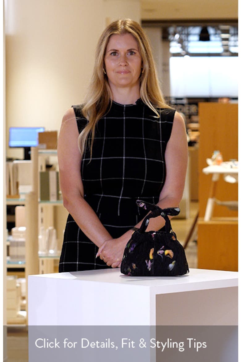 Emily Suede Top Knot Bag video