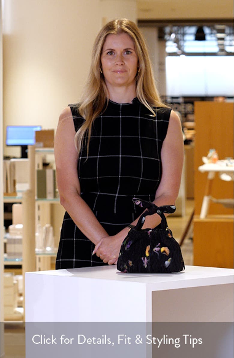 Emily Suede Top Knot Bag, sales video thumbnail