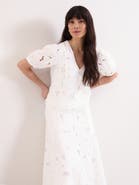Phase Eight Marina V-Neck Lace Blouse