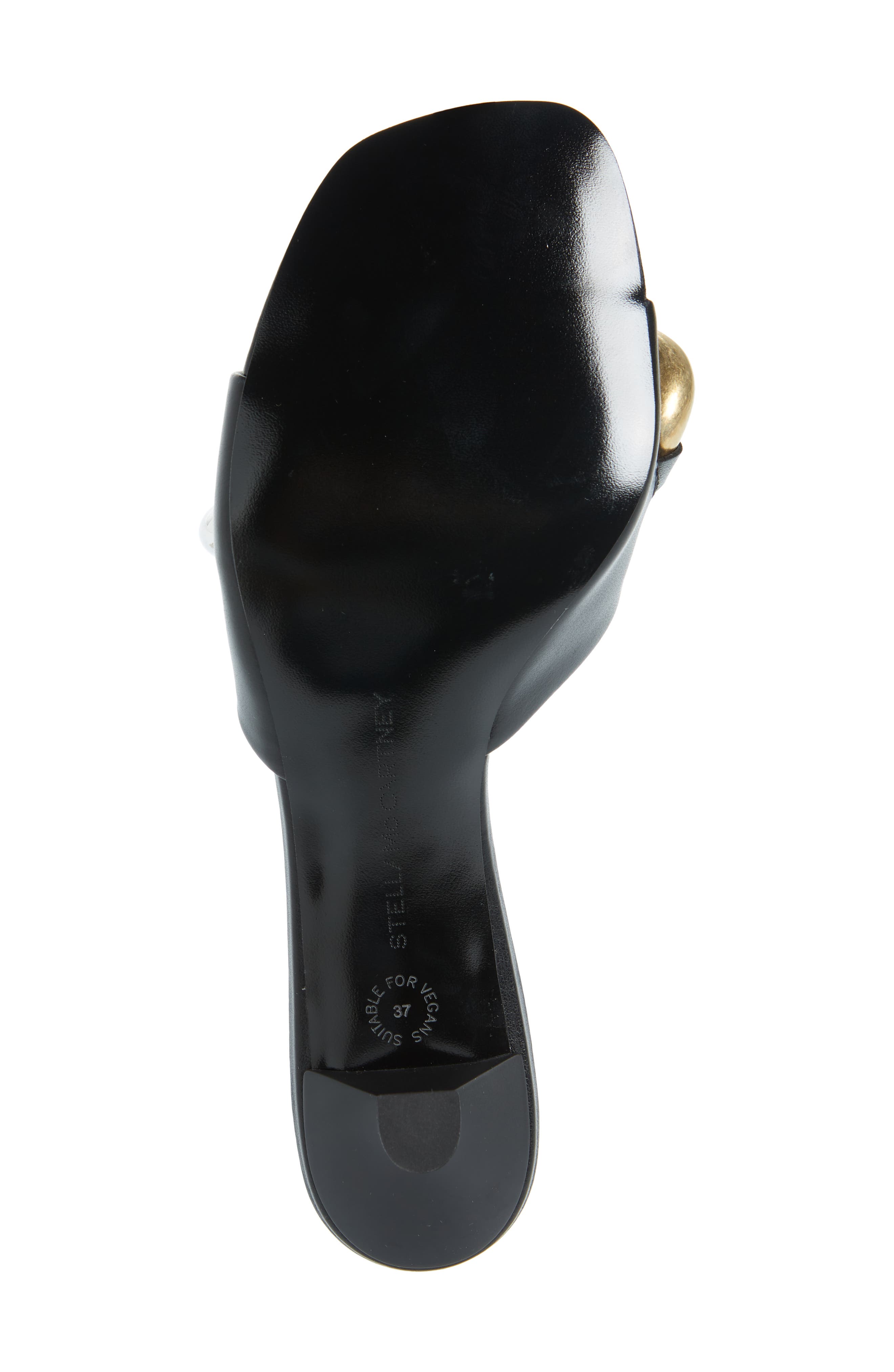 Stella McCartney Falabella Kitten Heel Sandal, Alternate, color, 