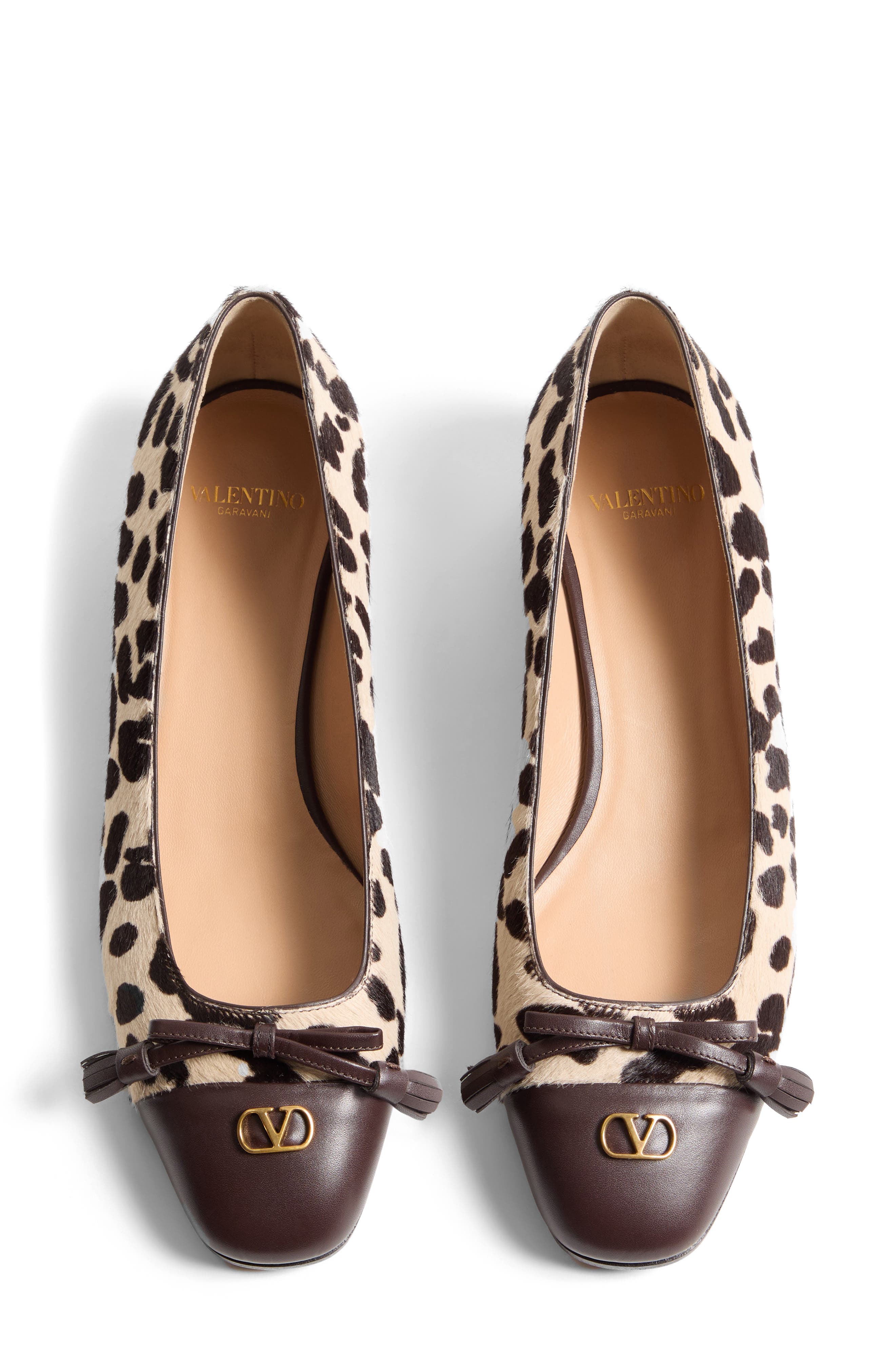 Valentino Garavani Valet du Roi Genuine Calf Hair Ballet Flat, Alternate, color, 