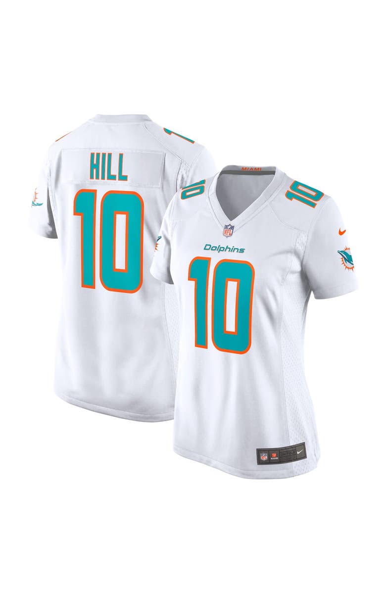 Nike Women's Nike Tyreek Hill White Miami Dolphins Player Jersey, Alternate, color, White