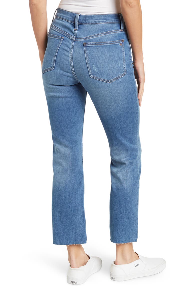 Cali Demi Boot Leg Jeans, Alternate, color, BONAIR WASH