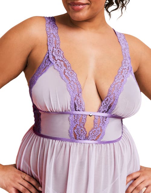 ADORE ME ADORE ME ADALEE BABYDOLL & G-STRING SET LINGERIE 