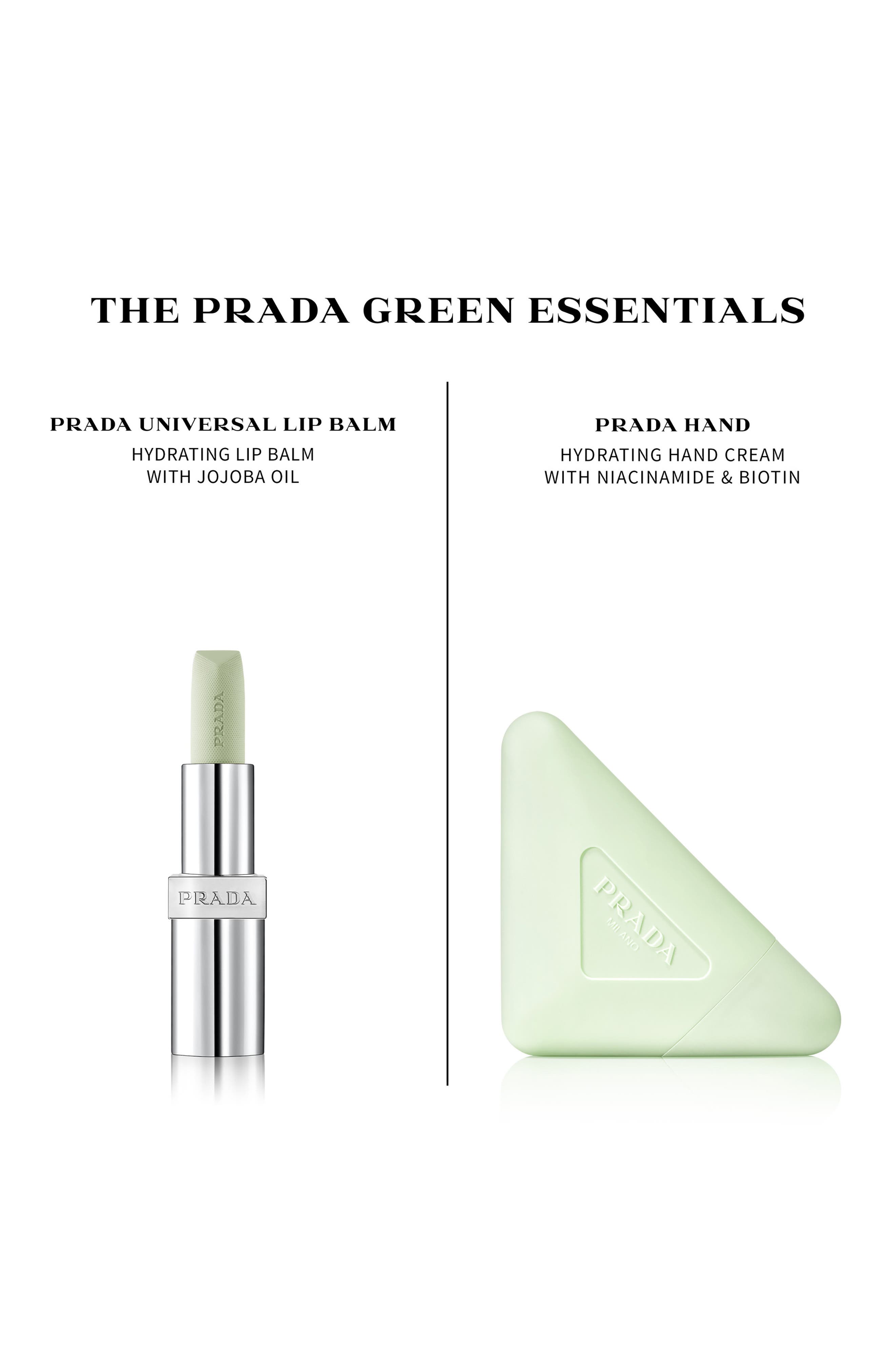 Prada Hand Cream & Lip Balm with Jojoba Oil 2-Piece Gift Set $110