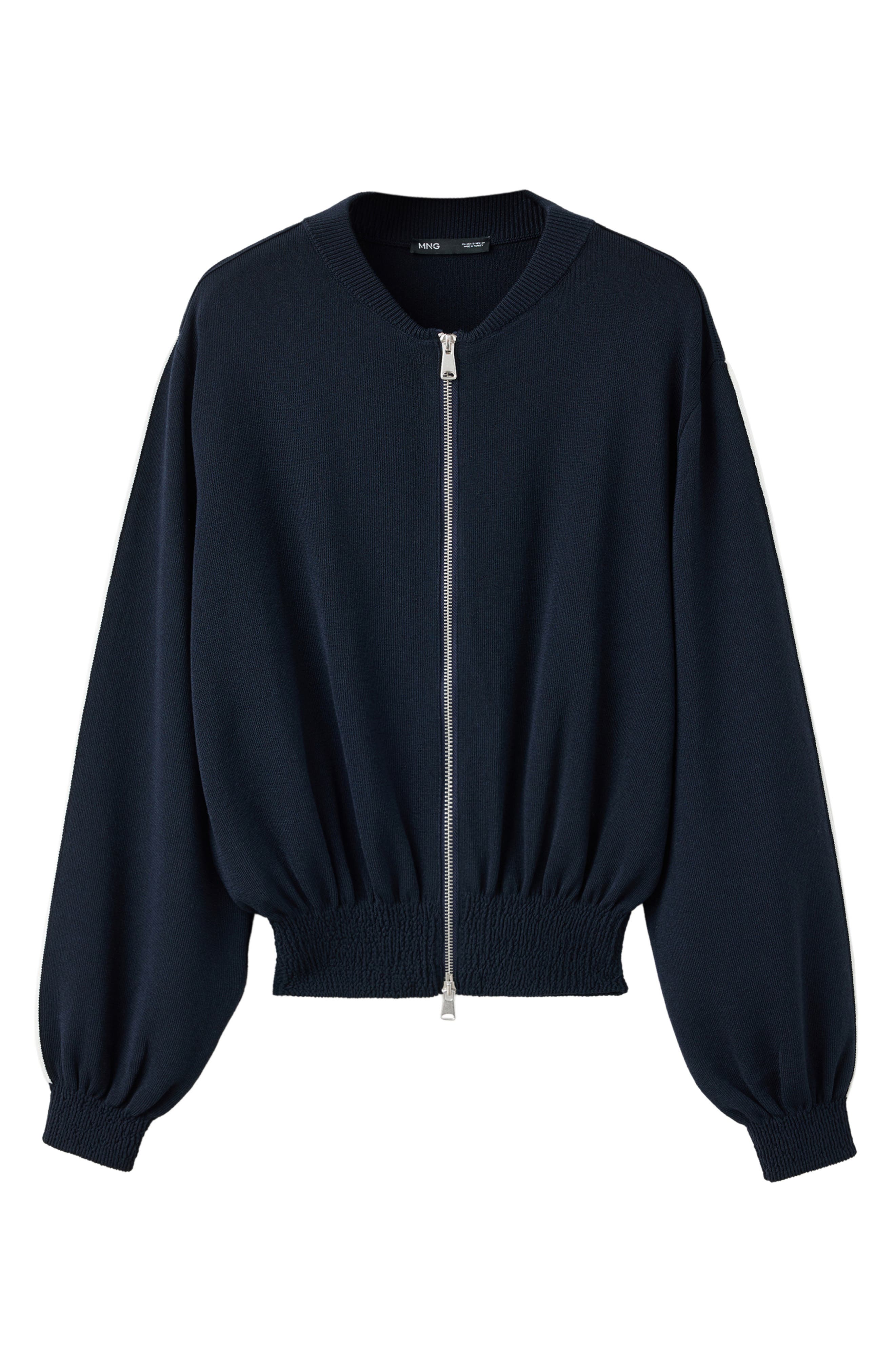 MANGO Front Zip Cardigan (Women) | Nordstrom