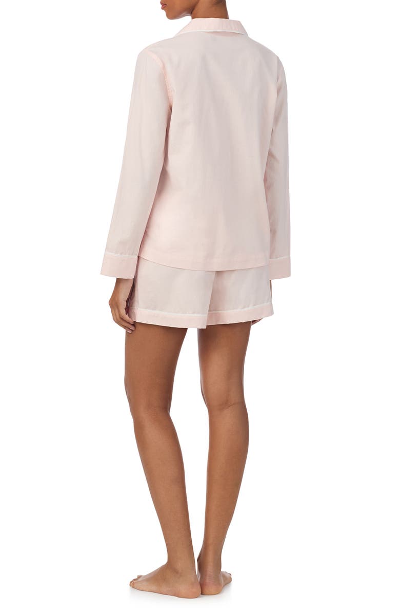 Lauren Ralph Lauren Cotton Short Pajamas, Alternate, color, Blush